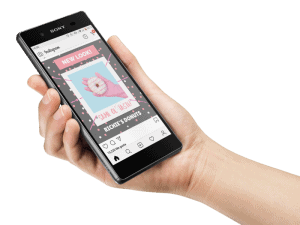 Android-mockup-with-Instagram-screen
