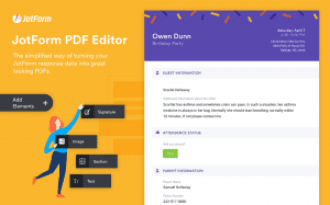 JotForm PDF Editor