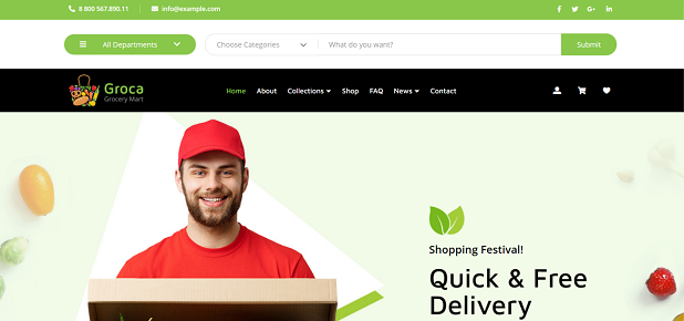 Groca - Grocery Store WordPress Theme