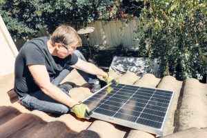 solar panel installation
